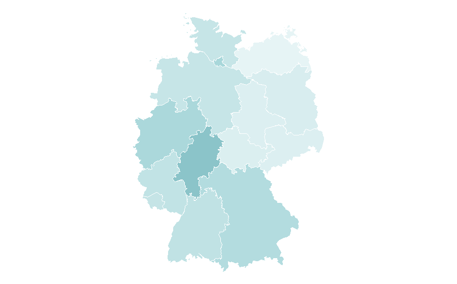 Affinity by region — Lamp (electrical component), Germany