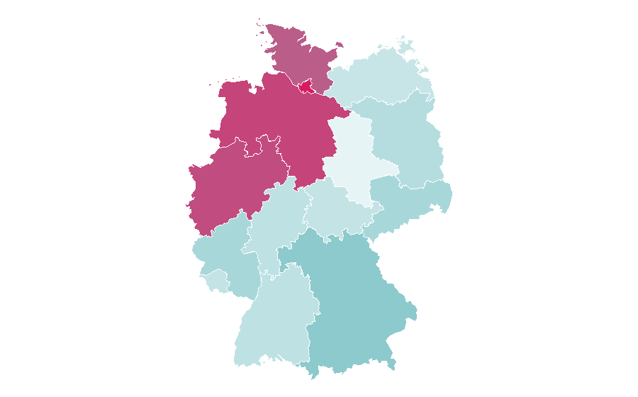 Affinity by region — Lampshade, Germany