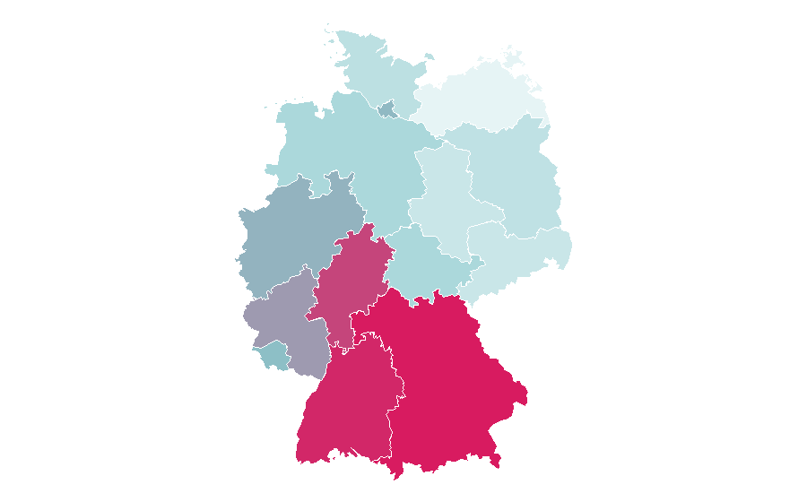 Affinity by region — Lancia, Germany