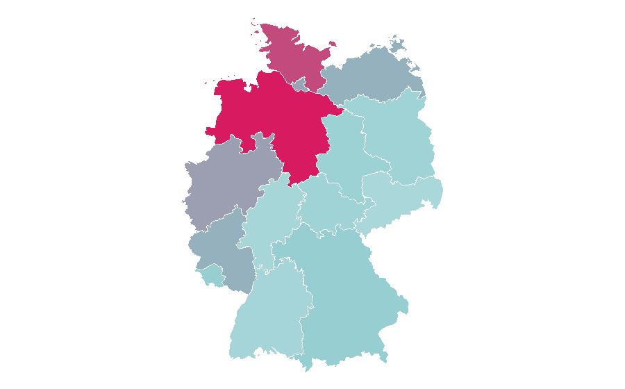 Affinity by region — Landseer (dog), Germany