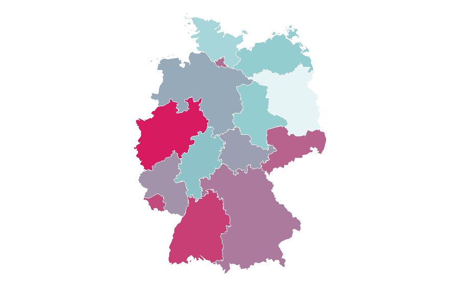 Affinity by region — Larynx, Germany