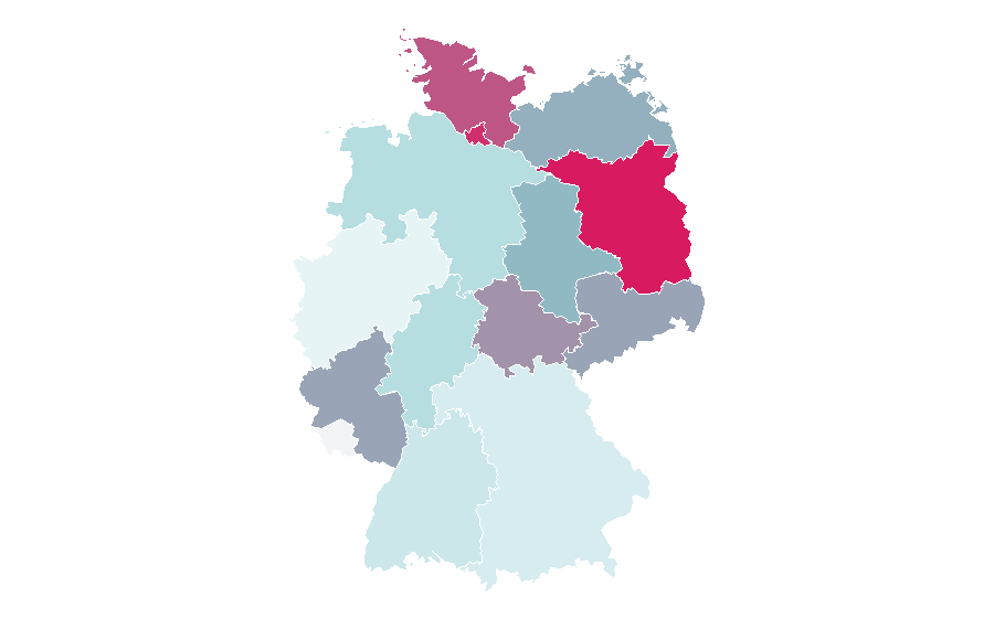 Affinity by region — Las Vegas Valley, Germany