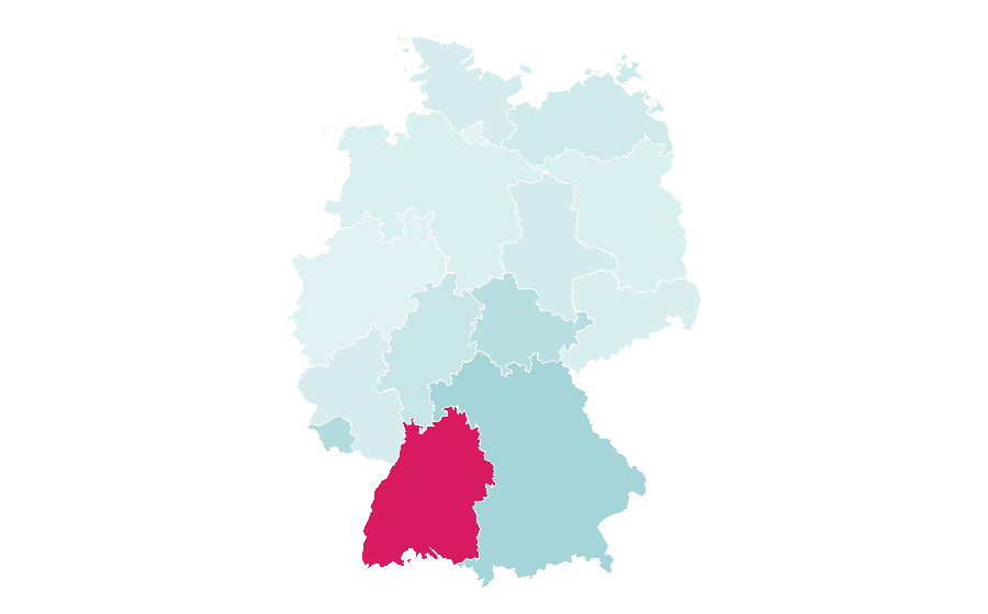 Affinity by region — Laser engraving, Germany