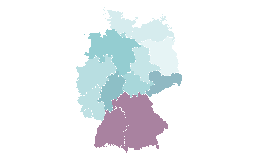 Affinity by region — Latex, Germany