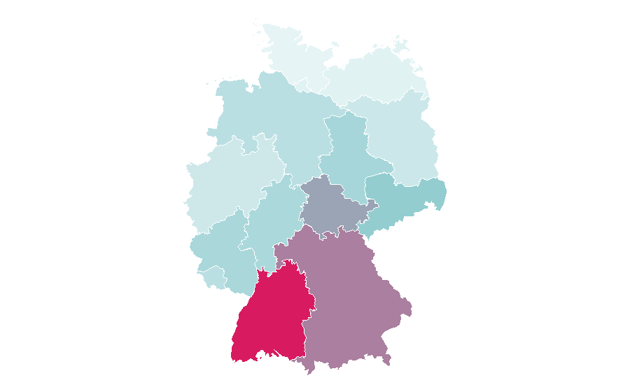 Affinity by region — Lathe, Germany