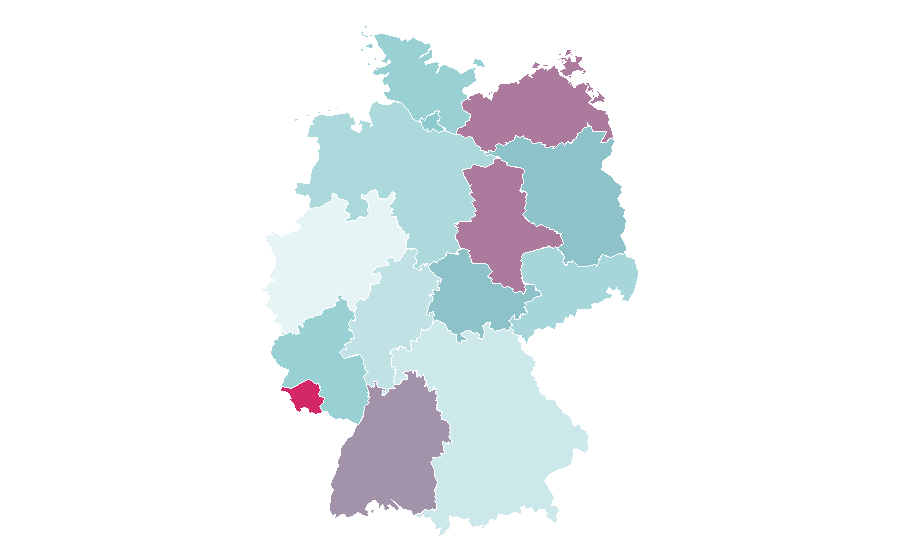 Affinity by region — Latin jazz, Germany