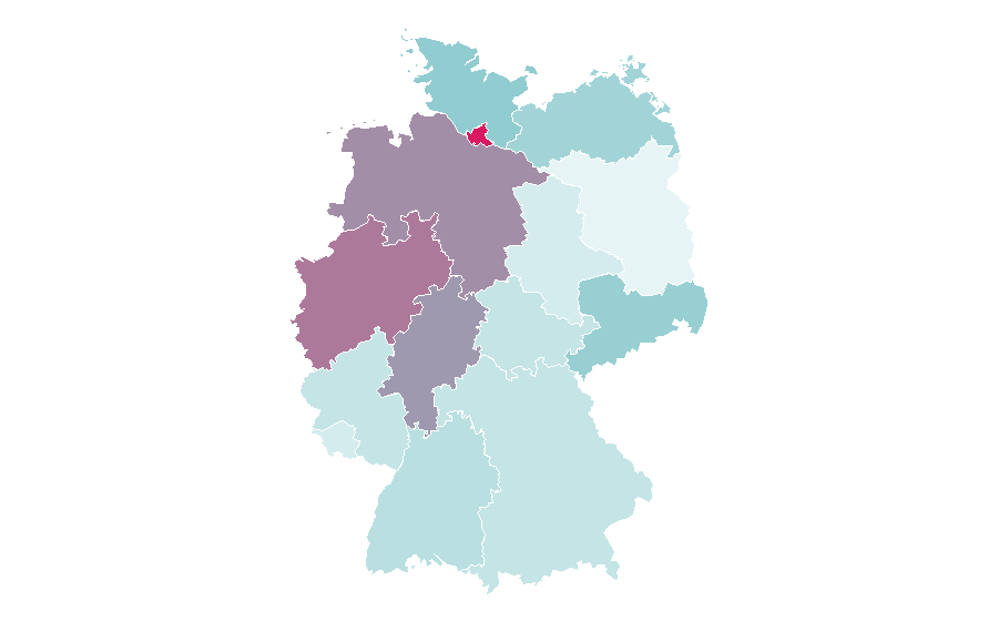 Affinity by region — Latte macchiato, Germany