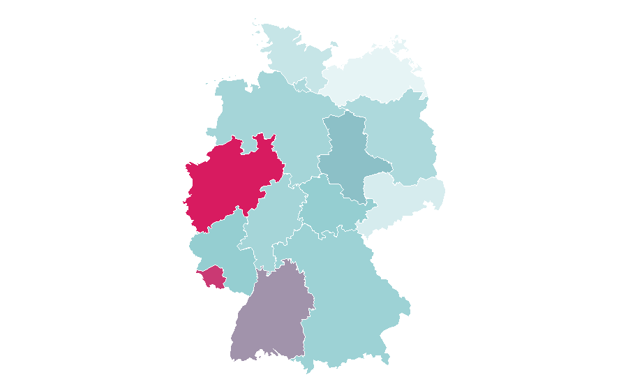 Affinity by region — Laundry detergent, Germany