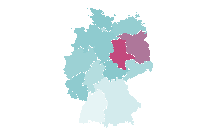 Affinity by region — Laura Dern, Germany
