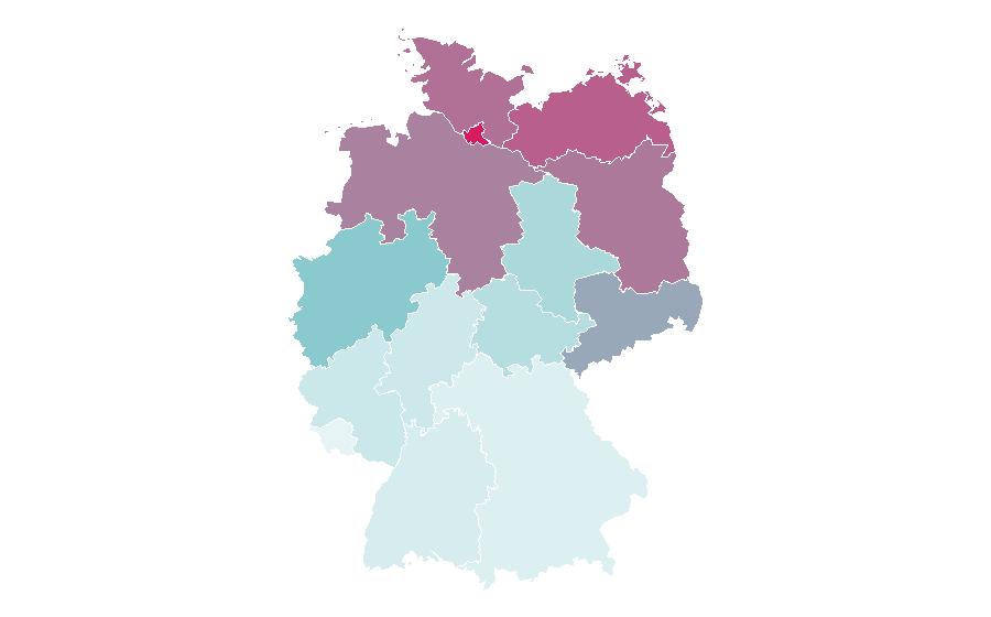 Affinity by region — Laura Larsson, Germany