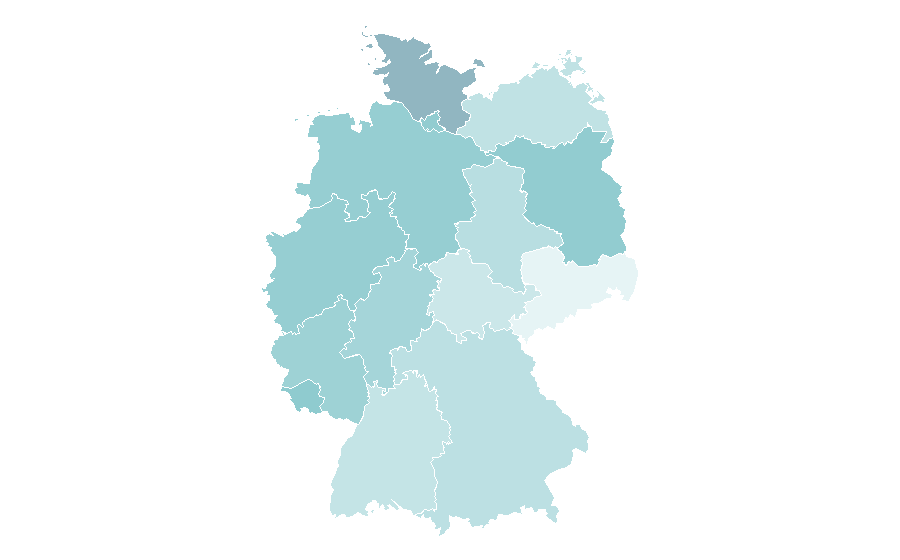 Affinity by region — Lauren Bacall, Germany