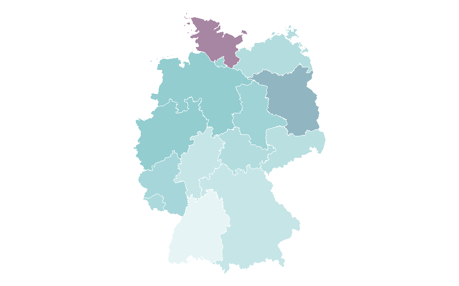 Affinity by region — Lauren Graham, Germany