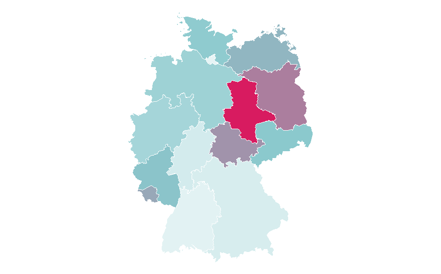 Affinity by region — Laurie Metcalf, Germany