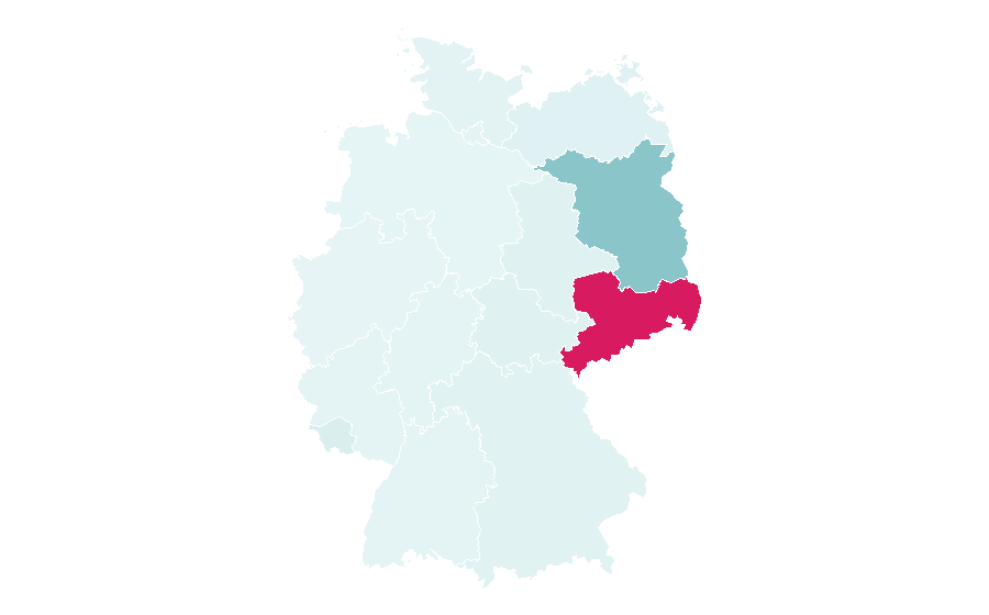 Affinity by region — Lausitzer Füchse, Germany