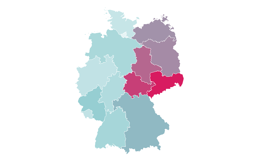 Affinité par région — LaVita, Allemagne