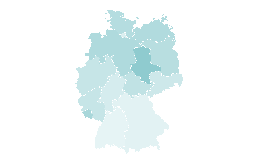 Affinity by region — Law & Order, Germany