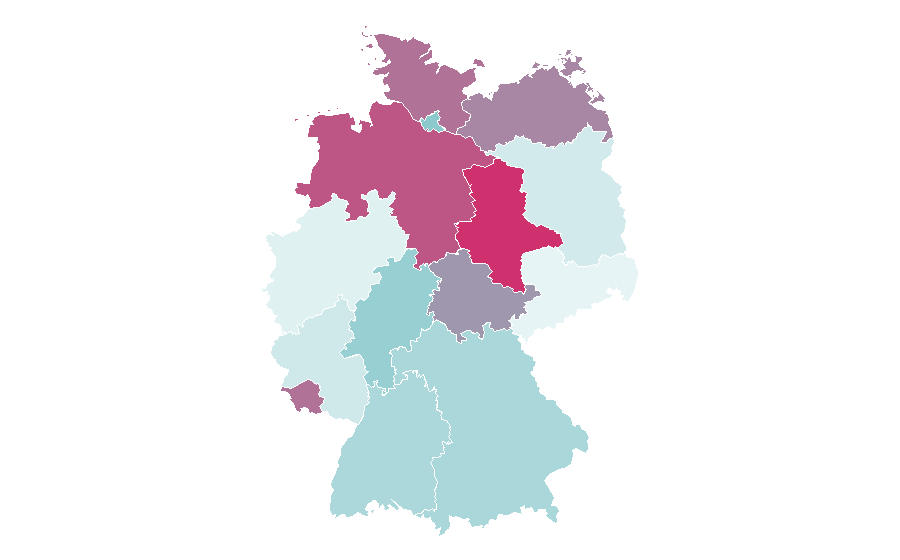 Affinity by region — Law & Order: Special Victims Unit, Germany