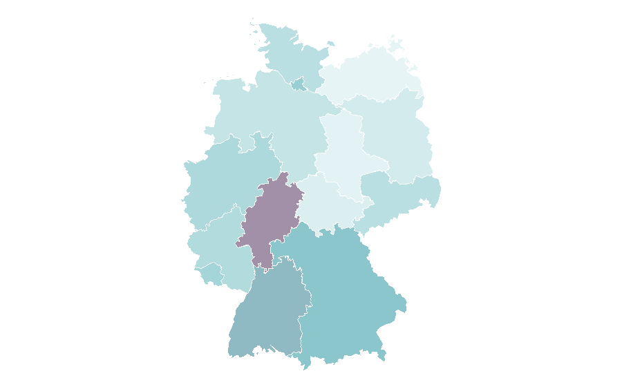 Affinity by region — Le Chat, Germany