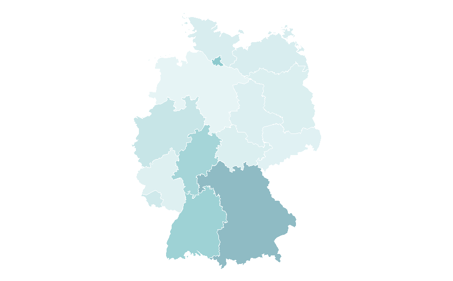 Affinity by region — Lean startup, Germany
