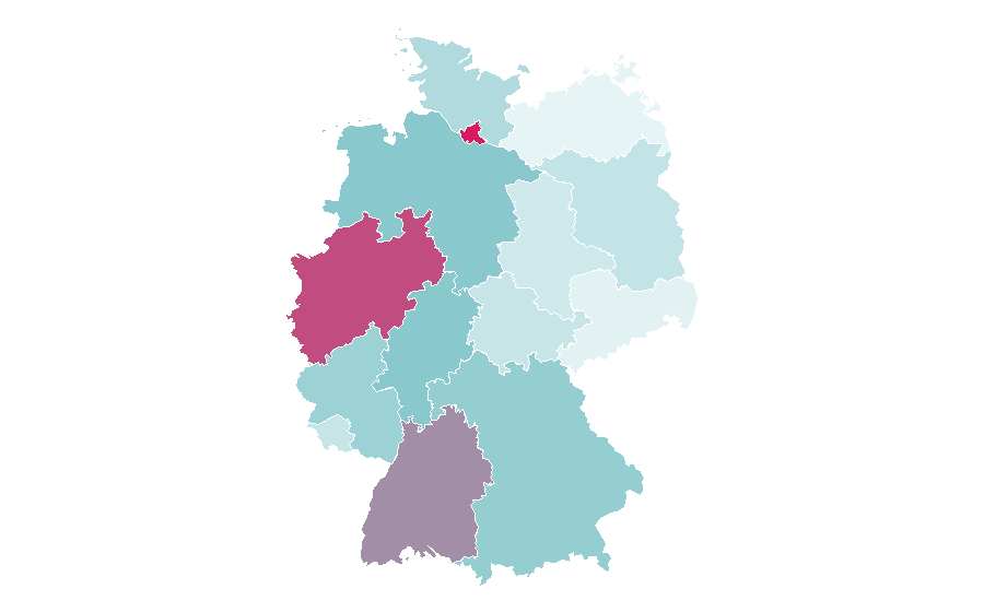 Affinity by region — Leather jacket, Germany