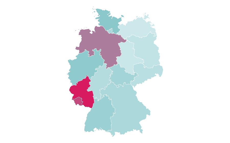 Affinity by region — Lecker.de, Germany