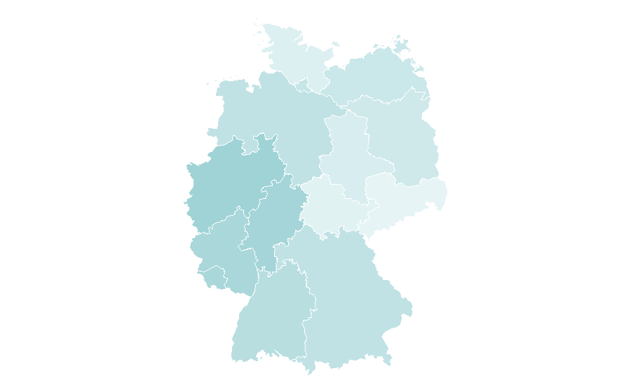 Affinity by region — Leg warmer, Germany