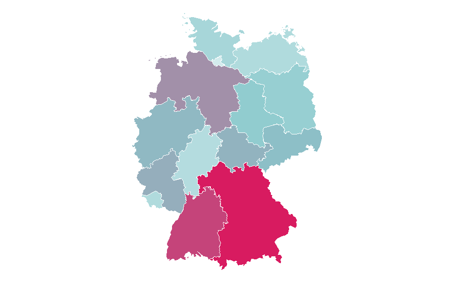 Affinity by region — Lego Duplo, Germany