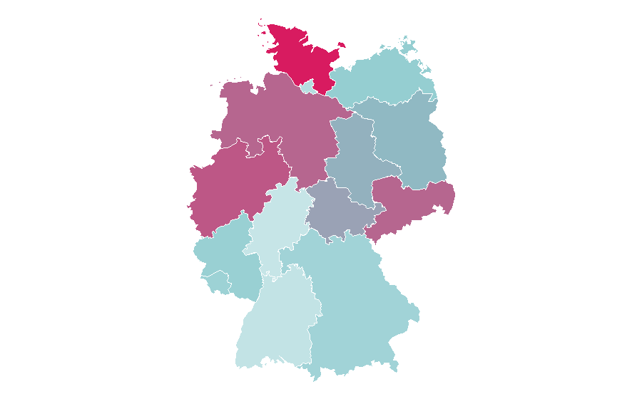 Affinity by region — Lego Harry Potter, Germany