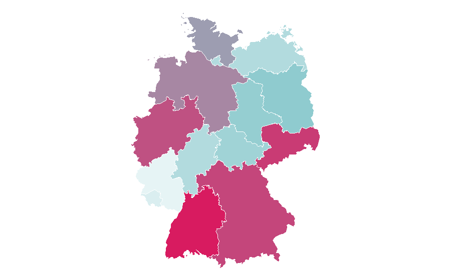 Affinity by region — Lego Ninjago, Germany