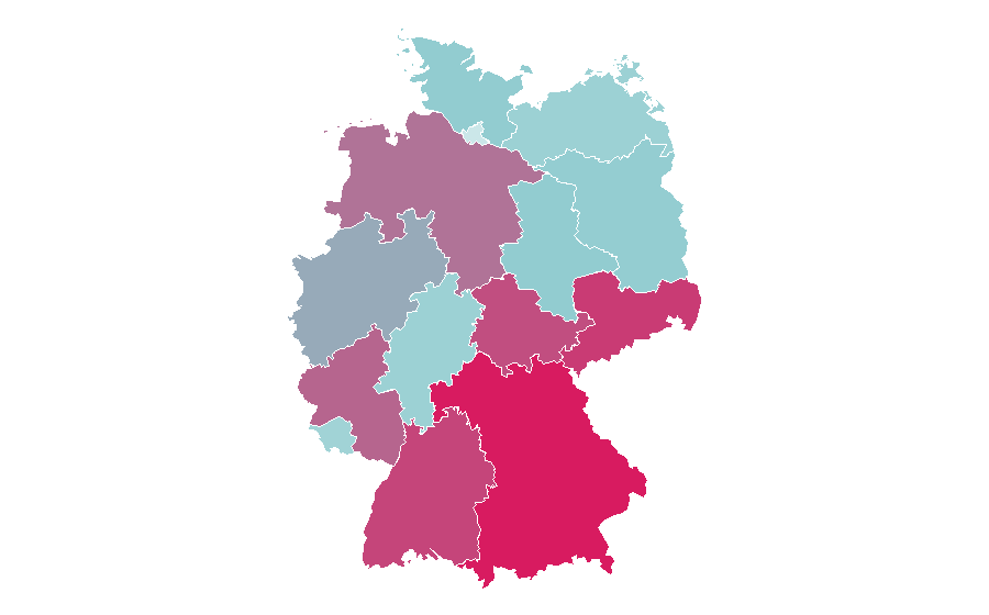 Affinity by region — Lego Technic, Germany