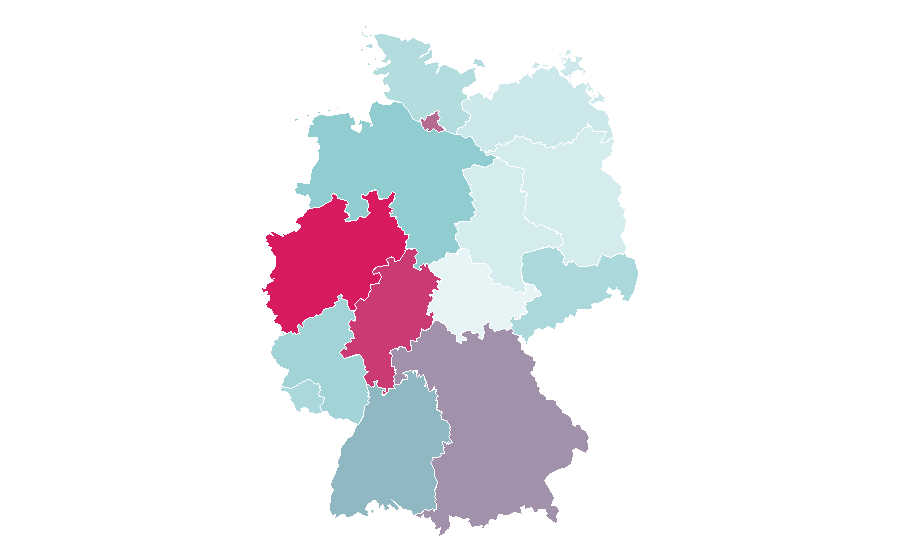 Affinity by region — Leicester City F.C., Germany