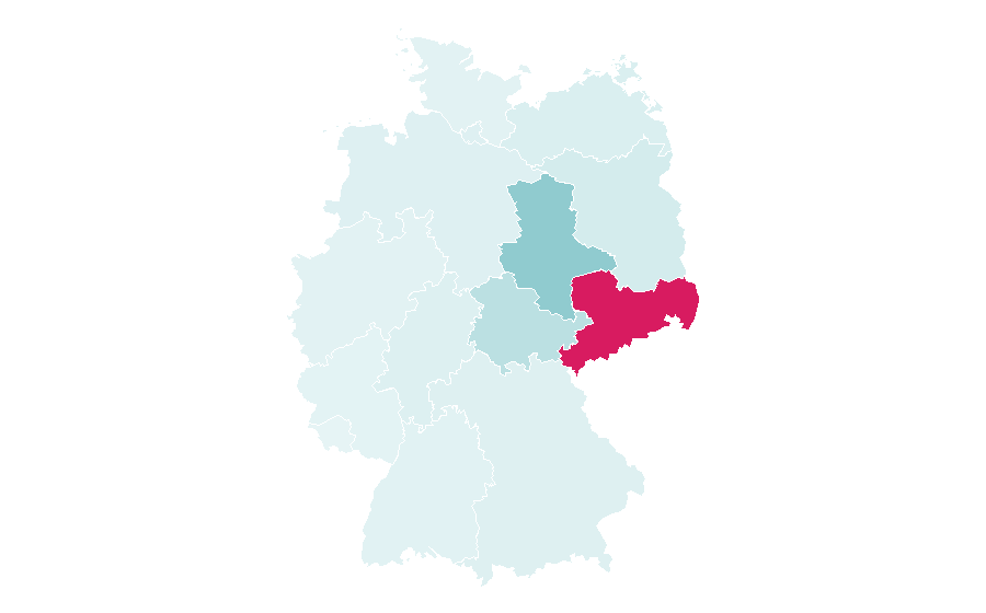 Afinidade por região — Leipzig, Alemanha