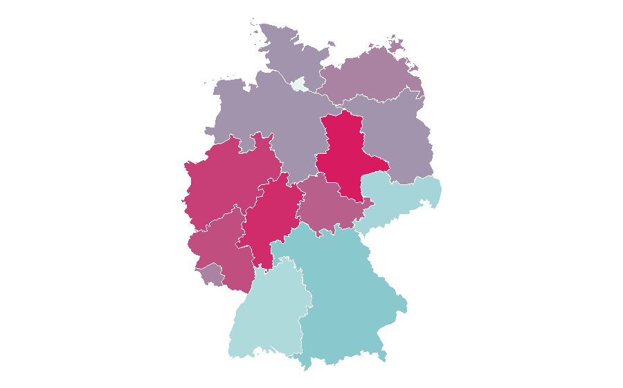 Affinity by region — Lena Headey, Germany