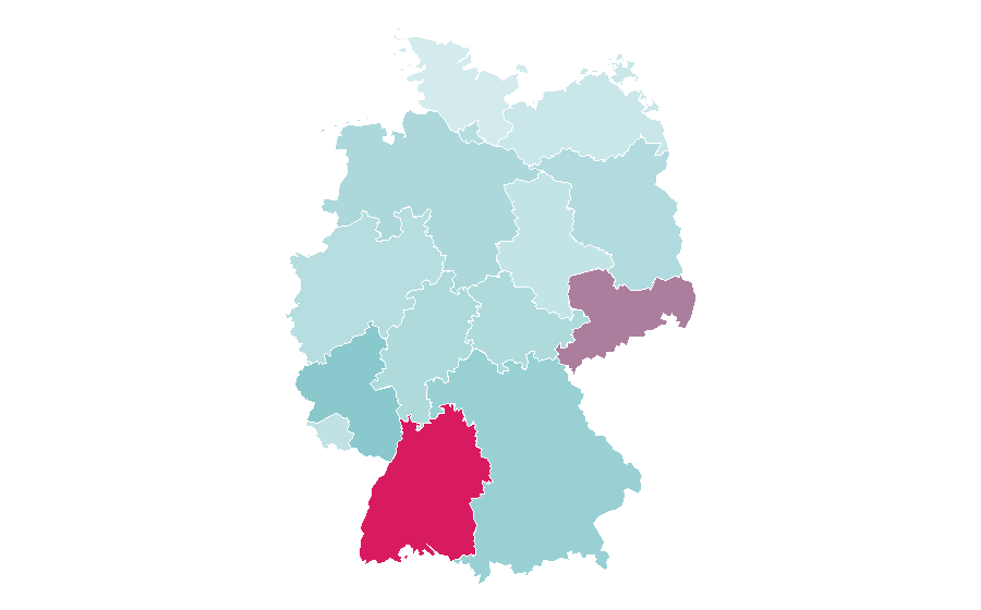 Affinity by region — Leo Neugebauer, Germany