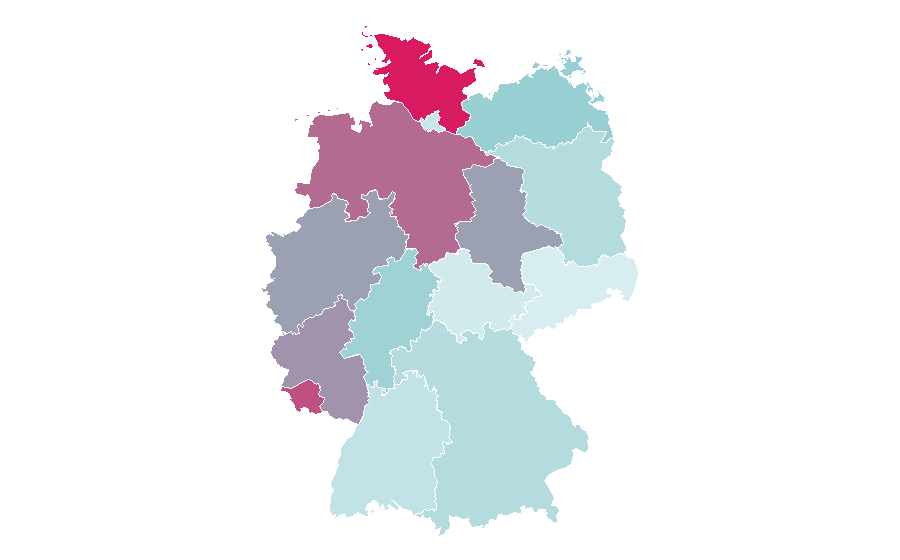 Affinity by region — Lethal Weapon (TV series), Germany