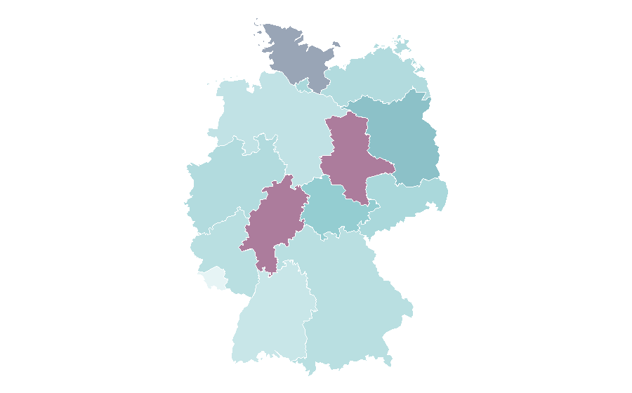 Affinity by region — Leverage (TV series), Germany
