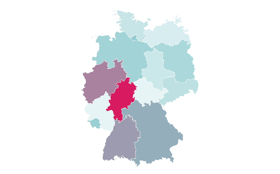 Affinität nach Region — Lexus, Deutschland