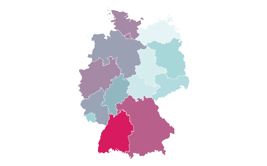 Affinity by region — Lexware, Germany