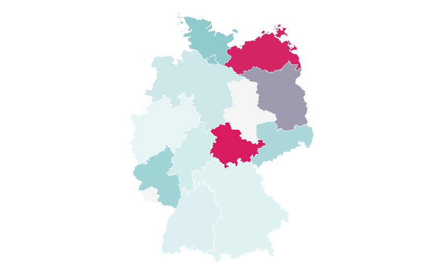 Affinity by region — LGBT history, Germany