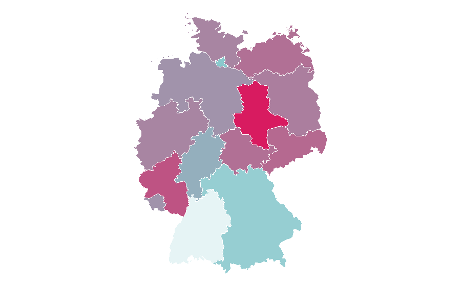 Affinity by region — Liam Cunningham, Germany