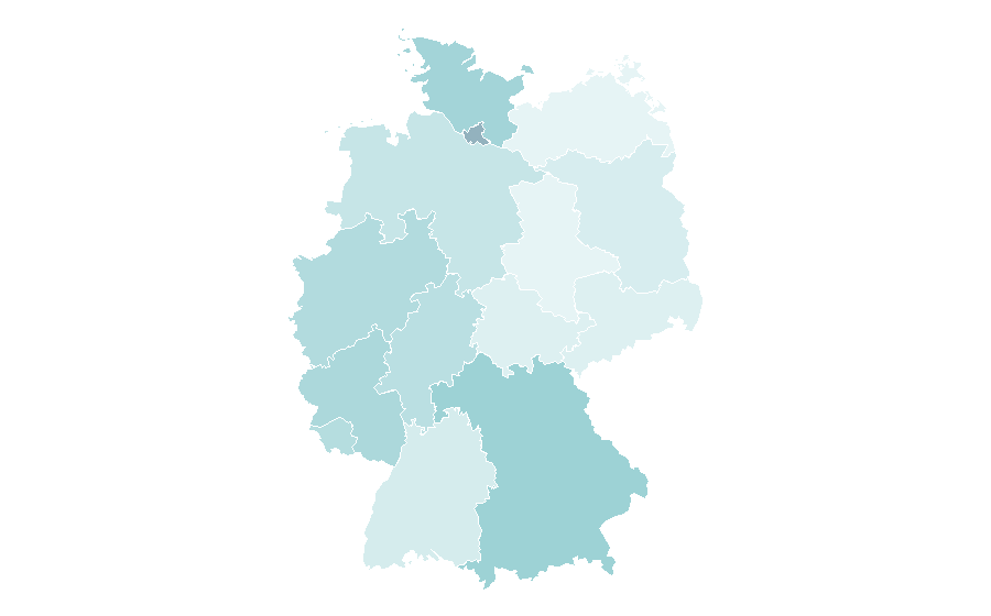 Affinity by region — Liberace, Germany