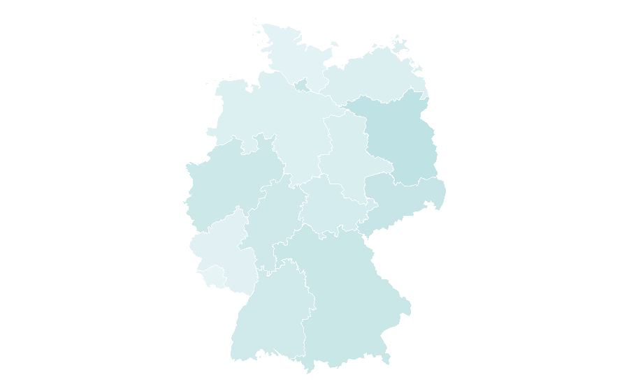 Afinidad por región — Library, Alemania