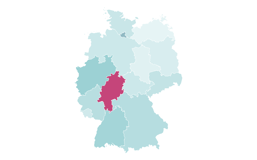 Affinity by region — Libya, Germany