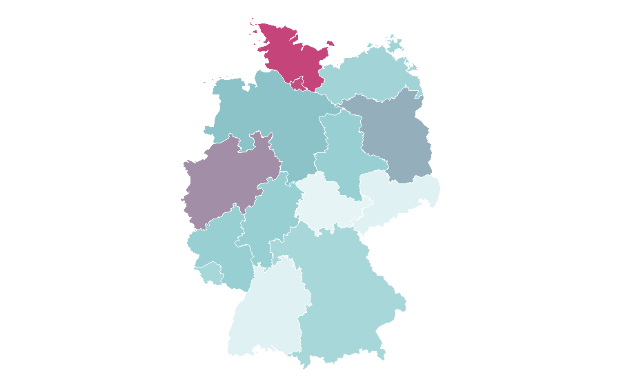 Affinity by region — Liev Schreiber, Germany