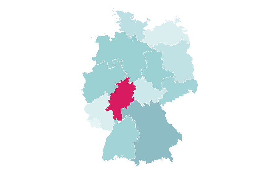 Afinidad por región — Life, Alemania