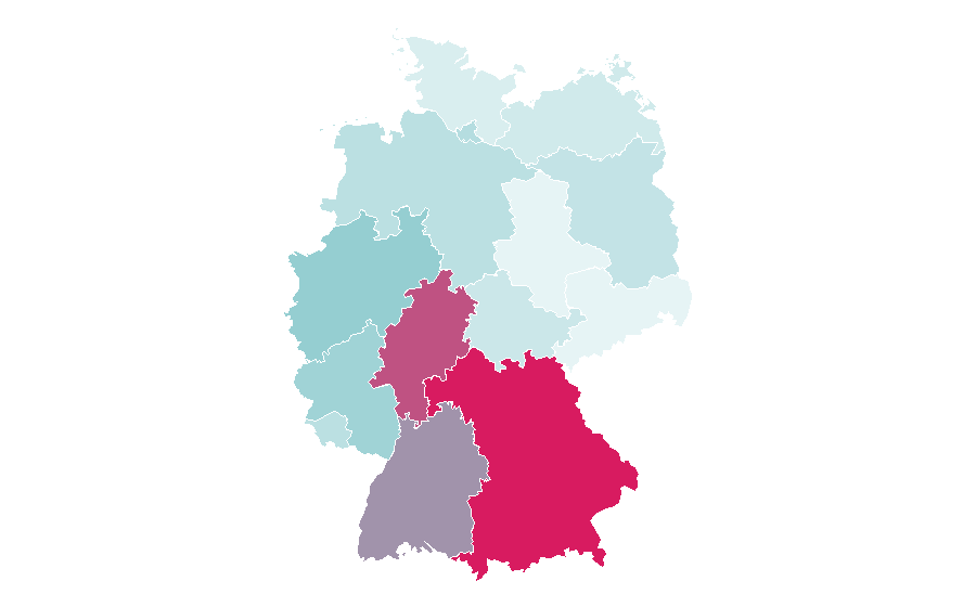 Affinità per regione — Life extension, Germania