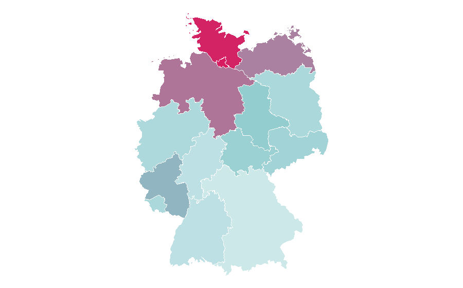 Affinity by region — Lilli Hollunder, Germany