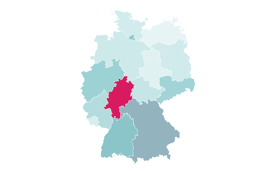 Affinity by region — lime, Germany