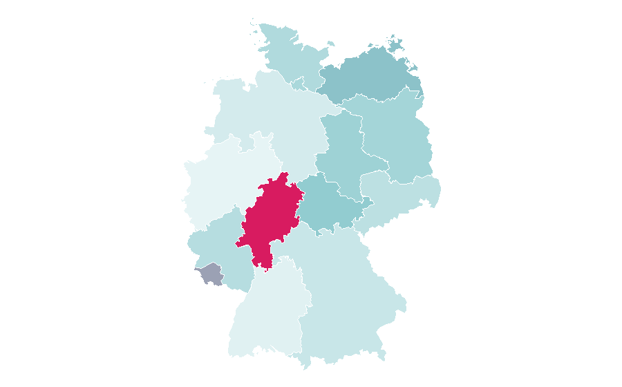 Affinity by region — Limited liability company, Germany
