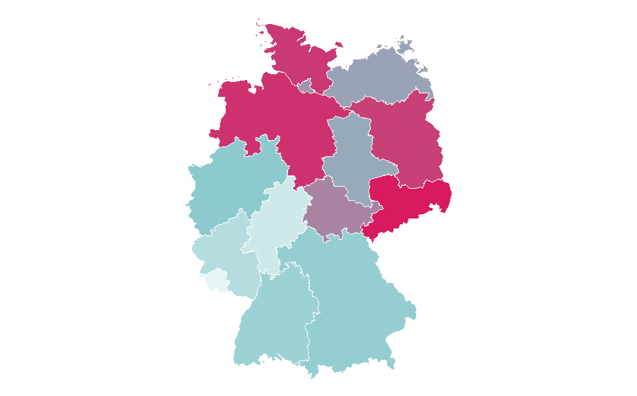 Affinity by region — Lina Larissa Strahl, Germany